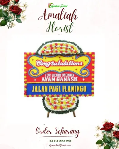 Bunga Papan Congratulation di Harjokuncaran